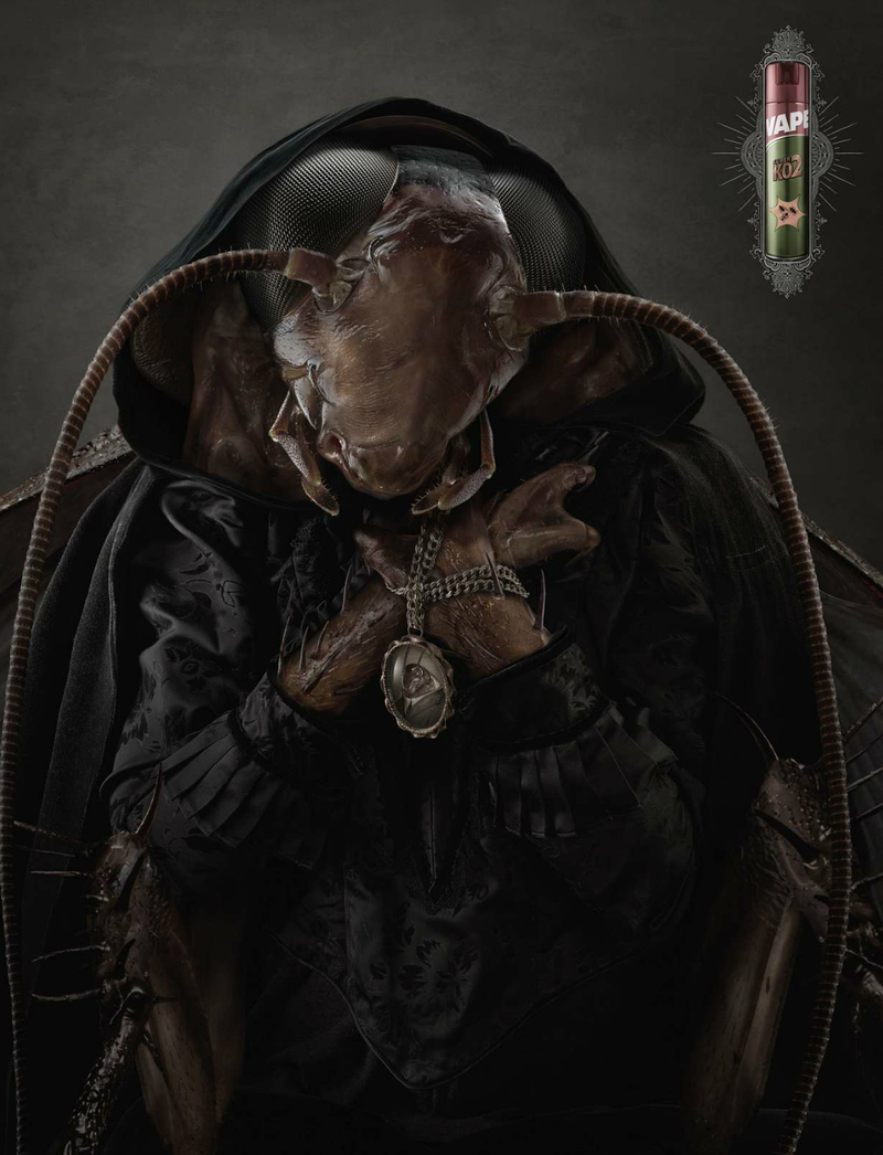 Illustration for article titled Pests masterfully turned into grieving widow bugs